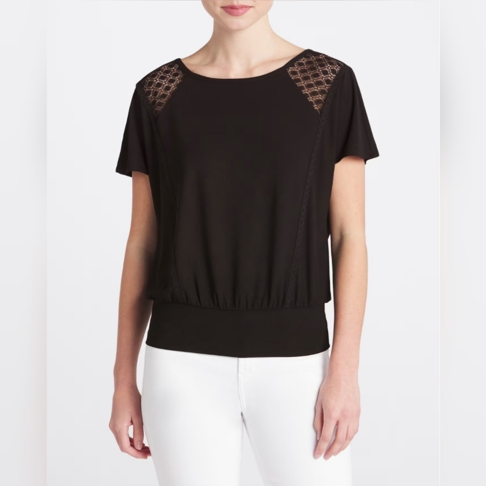Haro Lace Detail Knit Top